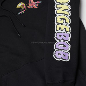 Pull en fausse fourrure personnalisé 500 Gsm coton Streetwear French Terry Blank Full Zip up Hoodies Hommes - Product Image 5