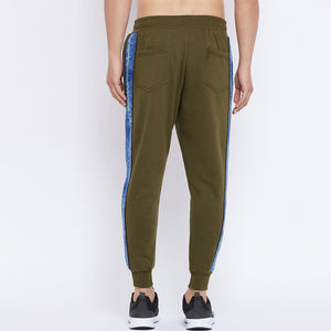 Pantalones lisos personalizados de alta calidad para hombre, cintura elástica transpirable, longitud completa con decoración de encaje informal, precio - Product Image 3