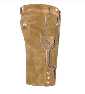 Lederhosen traditionnel Oktoberfest 2025 pour hommes Shorts en cuir pour hommes - Product Image 3