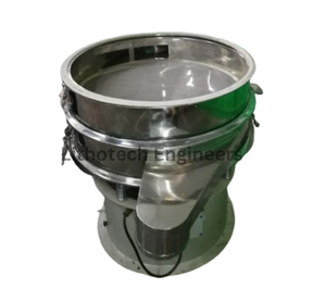 Tamis vibrant rotatif électrique haute capacité Tamis résistant à l'usure Tamis à mailles pour huile directe Fournisseur indien Garantie 1 an - Product Image 1