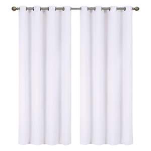Set di 2 Tende Oscuranti Termiche Solide 55'' X 84'' e Mantovane, Disponibili in 19 Colori - Product Image 1