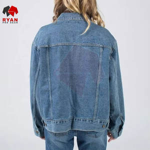 Veste en jean décontractée pour femmes, fabricant, logo personnalisé, OEM, ODM, veste en jean pour femmes - Product Image 5