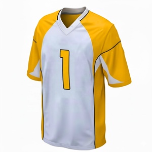 High Quality Customizable American Football Sportswear Breathable Plus Size Printed Team Name 7V7 Uniform Sets Custom Logo 100% - Product Image 6