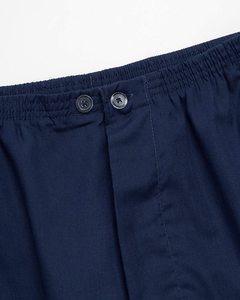 Conjunto de pijama de material de franela transpirable para hombre, ropa de dormir de 2 piezas, de manga larga, con botones - Product Image 5