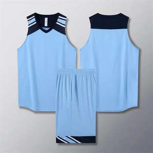 Conjunto de camiseta de baloncesto con combinación de colores impresa por sublimación completa personalizada ropa de baloncesto bordada cosida - Product Image 1