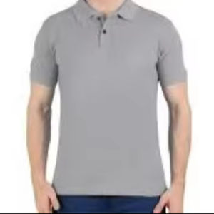 Camiseta de talla grande para hombre 100% algodón en blanco para Polo, Camiseta de algodón pesado de manga corta de gran tamaño, Camiseta corta con estampado personalizado para hombre - Product Image 1