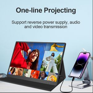 La Mejor Opción para Jugadores, Extensor de Pantalla para Portátil de 15.6 Pulgadas FHD IPS, <span class=keywords><strong>Monitor</strong></span> Portátil de Pantalla Dual para Jugadores - Product Image 4