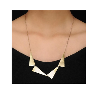 Collier en laiton bijoux lettre pendentif glace en laiton collier initial pour cadeau chaîne fête Figure colliers avec vente - Product Image 4