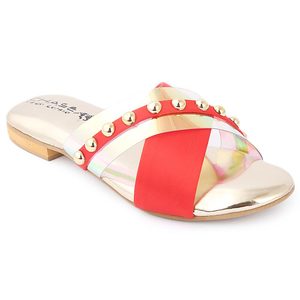 Girls <b>Slipper</b> (S251) - <b>Red</b> - Product Image 1