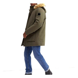 <b>Men's</b> Reversible Winter Parka Jacket Windproof and Waterproof Cotton <b>Padded</b> <b>Long</b> Thicken Warm Outdoor <b>Coat</b> in Plus Sizes - Product Image 5