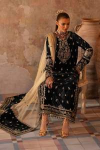 High Quality Lightweight 3-Piece Unstitched Winter Velvet <b>Dress</b> <b>Suit</b> New Arrival Pakistani Indian Salwar Kameez for Women All - Product Image 2