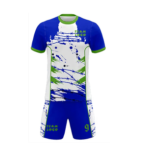 Ropa de fútbol uniforme ropa deportiva entrenamiento temporada de verano manga corta sublimación completa 100% poliéster Francia camisetas de fútbol - Product Image 2