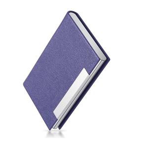 Porte-cartes de visite en cuir premium ultra fin, accès rapide, poche métallique, fermeture magnétique, femmes/hommes, accès rapide aux cartes de visite - Product Image 6