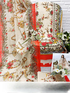 Dhwaja Export Salwar Kameez en coton premium pour femme, style de fête, toutes saisons, coupe confortable, imprimé lourd, haut, bas et dupatta, livraison rapide - Product Image 2