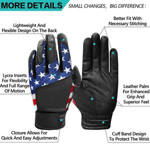 Guantes de Bateo de Alta Calidad al por Mayor con Logotipo y Diseño Personalizados, Guantes de Béisbol Personalizados de Fábrica, Nuevo Ingreso, Pakistán - Product Image 2