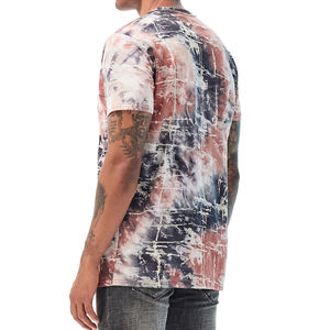 Camiseta de ajuste personalizado OEM para hombre, ropa informal transpirable tejida, cuello redondo con timbre para Crew Fitness, impresión personalizada - Product Image 2