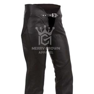 Chaps de cuero de alta calidad para montar a caballo de estilo clásico 2025 Pakistan Made Men Horse Riding Chaps - Product Image 3