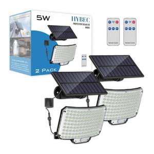 Focos LED Solares para Jardín de 500lm, Nueva Generación de Luces Solares de Alta Luminosidad - Product Image 1