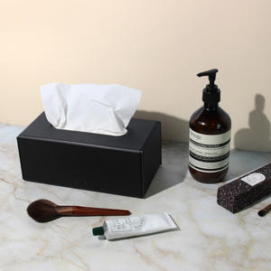 [FENICE] Estuche para Toallas de Mano de Cuero Ecológico Premium Contemporáneo - Duradero, Impermeable, Multiusos (235x120x100mm) Diseño Simple - Product Image 4