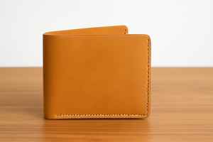 Portefeuille élégant classique en cuir véritable pliable à deux volets Sac à main mince avec blocage RFID pour hommes avec cartes à fermeture ouverte BFW-0067 - Product Image 4