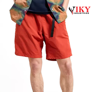Pantalones cortos de nailon con logotipo personalizado de VIKY INDUSTRIES, calidad superior, el mejor proveedor con logotipo propio para hombre - Product Image 3