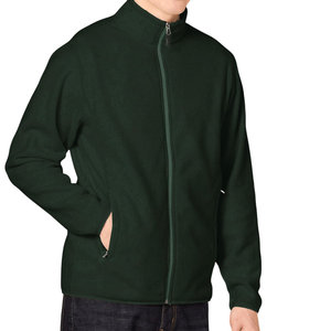 Chaqueta de manga larga con cuello redondo y puños elásticos con cremallera frontal para hombre, estilo informal, chaqueta de lana transpirable y cómoda para hombre - Product Image 5