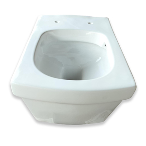 Настенный настенный туалет с керамическим туалетом белого цвета - Product Image 4