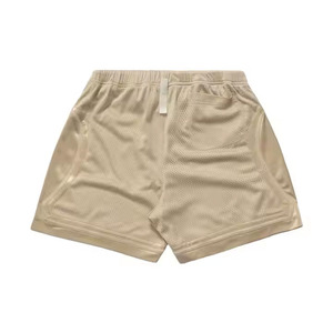 Pantalones cortos de malla para hombre de verano con logotipo personalizado OEM, pantalones cortos deportivos unisex con estampado de avión de poliéster transpirable para baloncesto y gimnasio - Product Image 1