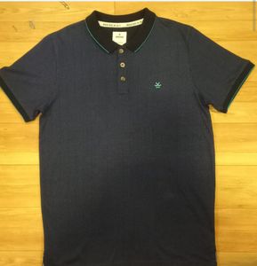 Camiseta Casual para Hombre, 100% Algodón Jersey, Corte Regular, Manga Corta, Transpirable, Ligera, de Alta Calidad, con Decoración de Botones - Product Image 2