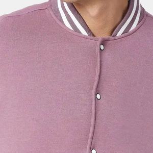 Patchs en chenille de style universitaire broderie de laine veste Letterman en polaire de haute qualité pour hommes - Product Image 3