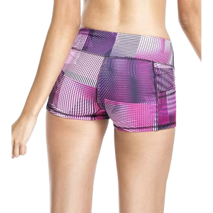 Wholesale High Quality Breathable Skinny Fit Booty Shorts for Women Elastic Waist Button Detail Custom <b>Pattern</b> Cotton 2027 - Product Image 3