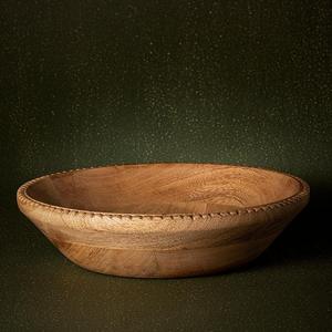 Cuenco de Madera de Diseño Moderno Hecho a Mano de Alta Calidad, Acabado Natural Elegante para Servir en la Cocina o en el Hogar - Product Image 2