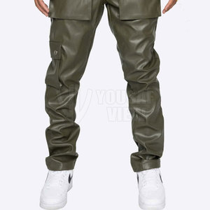 Pantalon en cuir véritable pour homme, qualité supérieure, prix abordable, léger, décontracté, taille haute - Product Image 2