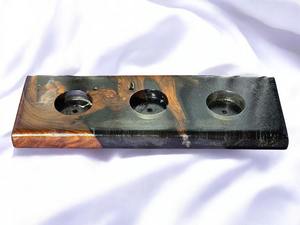 Handmade Epoxy Rustic Home Decor Candle <b>Holders</b> <b>Tealight</b> <b>Holder</b> Gift Fancy Olive Wood for Christmas Other Types Lanterns Jars - Product Image 4