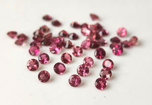 Tourmaline rose naturelle, pierres précieuses rondes facettées de 1 mm à 6 mm avec jeu de couleurs pour la fabrication de bijoux - Product Image 6