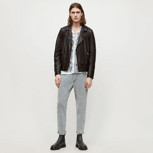 Leather Jacket for Men's Custom Design Jacket New Style With Collar Wool Leather Wholesale Letterman Jackets - Product Image 3