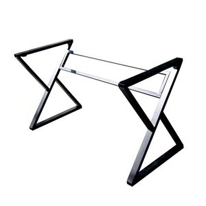 CBCC015 Patas de Escritorio Triangulares Dobles Minimalistas de 1200x600 para Mesa de Oficina en Casa, Mesa de Centro, Mesa de Comedor, Patas de Banco - Product Image 1