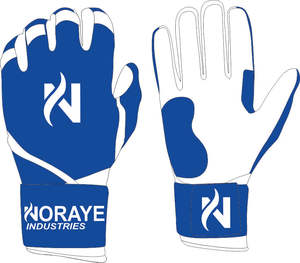 ถุงมือตีเบสบอลแบบหนังพรีเมี่ยมทนทานถุงมือตีเบสบอลซอฟต์บอลด้ามจับแข็งแรงและสวมใส่สบาย - Product Image 2