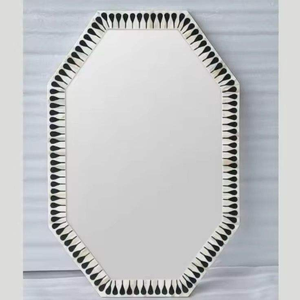 Elegant Design Bone Inlay <b>Mirror</b> Frame Floral Pattern Beautiful Wall <b>Mirror</b> Frame Best Home Decor <b>Bedroom</b> Living - Product Image 5