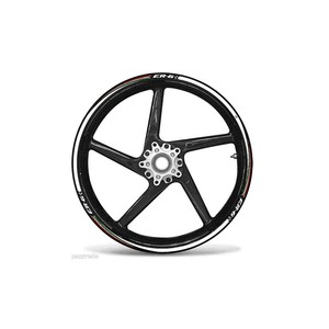 Tiras Adhesivas Personalizadas para Kawasaki ER6 ER-6n, Tamaño Personalizado de 17 Pulgadas, Adhesivos para Ruedas de Motocicleta, Tipo Logotipo para Decoración - Product Image 1