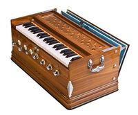 Harmonium en bois de qualité professionnelle conçu pour la musique classique indienne avec une finition durable et des performances supérieures