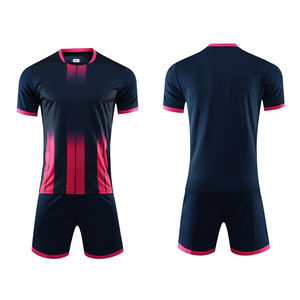 Ensemble de maillots de football en polyester personnalisé maillot de football de sport respirant vêtements de sport personnalisés pour clubs et équipes - Product Image 4