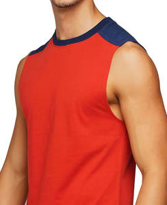 Sports Wear Y Back Bodybuilding Gym Custom Stringer Breathable Cotton Tank Top Men - Product Image 2