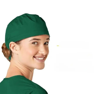 Gorro de fregado suave con propiedades de absorción de humedad, botones protectores de oídos y diseño ajustable personalizable para hospitales, gorro de fregado - Product Image 6