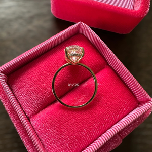 แหวนเพชร CVD สำหรับผู้หญิงผู้หญิงเครื่องประดับที่สวยงามสำหรับงานหมั้นแต่งงานของขวัญเจ้าสาว - Product Image 3