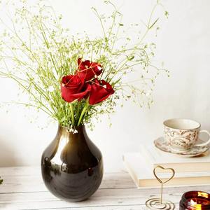 Vase en métal artisanal pour fleurs fraîches et artificielles, idéal pour la décoration de maison de luxe et le style de table centrale - Product Image 5