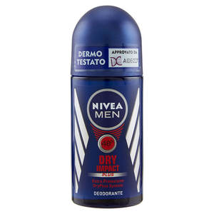 NIVEA 50ml Men's Dry Fresh Anti-Perspirant Deodorant Invisible Black and White <b>Roll</b>-On Cream - Product Image 2