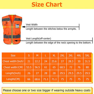 Gilet de sécurité 2022 pour hommes et femmes, fabriqué en polyester 100% léger, respirant et confortable à porter - Product Image 6