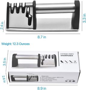 <span class=keywords><strong>Afilador</strong></span> de cuchillos 4 en 1, cuchillos de cocina de alta calidad y accesorios para cuchillos, tijeras, bolsillo Manual - Product Image 5
