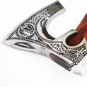 Industrial Grade Premium Quality Multifunctional Viking <b>Axe</b> Handmade Carbon Steel with Wood <b>Handle</b> Latest Arrival Wholesale - Product Image 3